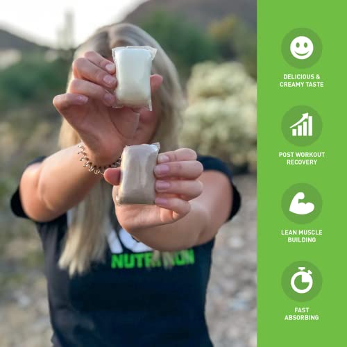 Vade Nutrition Dissolvable Protein Packs | Chocolate & Vanilla Whey Isolate Protein Powder, On-The-Go, Low Carb, Low Calorie, Lactose Free, Gluten Free, Fat Free, Sugar Free, Lean, 30 Servings #TOP3