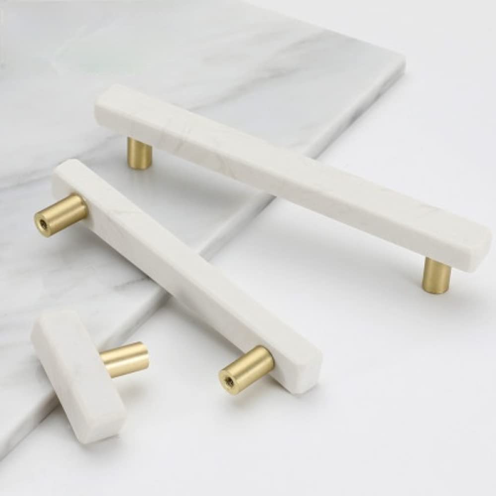 Amazon | 大理石のドアハンドルと家具用ノブ亜鉛合金キャビネット