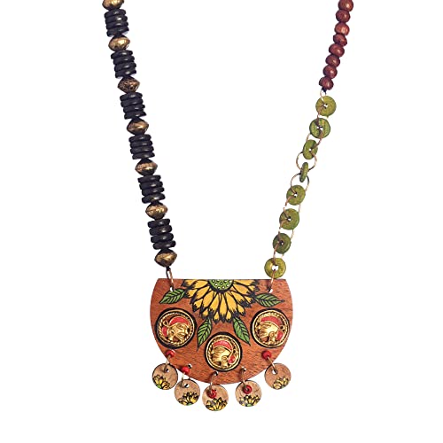 Image of AAKRITI ART CREATIONS Handcrafted Tribal Dhokra Necklace Collection | Royal, Pharaoh & Butterfly-Inspired Artisan Brass Statement Jewelry | Ethnic, Elegant & Artistic Necklaces for Women