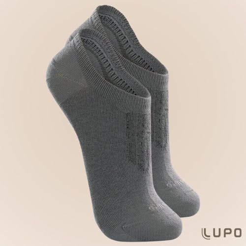 LUPO Kit 9 Pares Meia Soquete Sapatilha Invisível Esportiva Algodão Unissex Adulto, Misto Escuras, M
