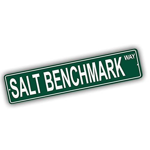 Brotherhood Aluminum Street Sign for Salt Benchmark - Nevada Man Cave Decor