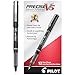 Pilot, Precise V5, Capped Liquid Ink Rolling Ball Pens, Extra Fine Point 0.5 mm, Black, Pack of 12