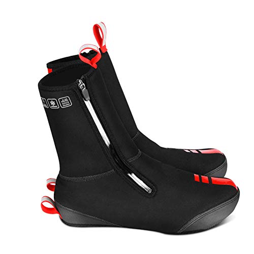 image for Nicedea Cycling Overshoes Waterproof Windproof Fleece Lined MTB Road W