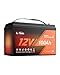 LiTime 12V 100Ah Self-Heating LiFePO4 Lithium Battery with 100A BMS Low Temperature Protection, 1280W Load Power with 4000+ cycles and 10-Year Lifetime Perfect for RV Solar System Home Energy Storage
