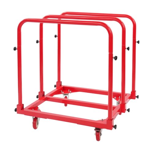 Carro de Panel de Acero 1400 lbs Capacidad, Rojo miniatura 1
