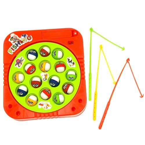 Brinquedo Jogo Pega Peixe Pesca Maluca Pescaria Infantil Fishing Game Inclui 3 Varas Estimula Concen