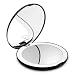 Herwiss Lighted Travel Makeup Mirror, 1x HD 7x Magnifying Folding Hand Held Compact Mirror- Double Sided, Portable, Bright Natural LED Illuminated for Beauty, Cosmetic, Camping and Travel
