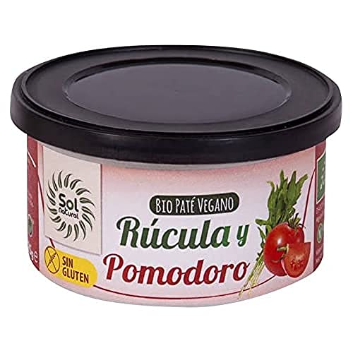 Solnatural Pate Rucula Y Pomodoro Bio 125 G, Estándar, Único