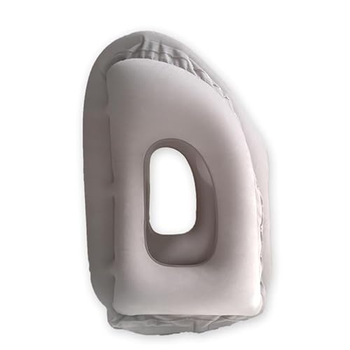 JS MOLD Almohada de Viaje Inflable Hinchable, Cojín Cervical Reposacuellos Viaje, Almohada de Viaje Portátil Ergonómica, Almohada de Apoyo Cervical Cómoda para la Cabeza y la Barbilla para Avión