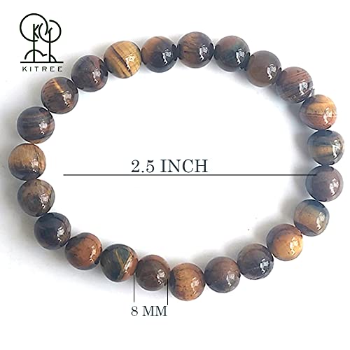 Image of KITREE HEALING AND SEMI-PRECIOUS CRYSTAL STONE BRACELET 8 MM ROUND FOR FENSHUI