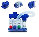 TECHNISCHE DATEN: 3 farblich kodierte Bälle die 600, 900 oder 1200 ml /Sekunde Air-Flow entsprechen; mit Einatemwiderstandventil und Ausatemwiderstandventil