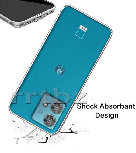Image of Soft Silicone TPU Back Cover Compatible with Motorola Edge 40 Neo, Clear