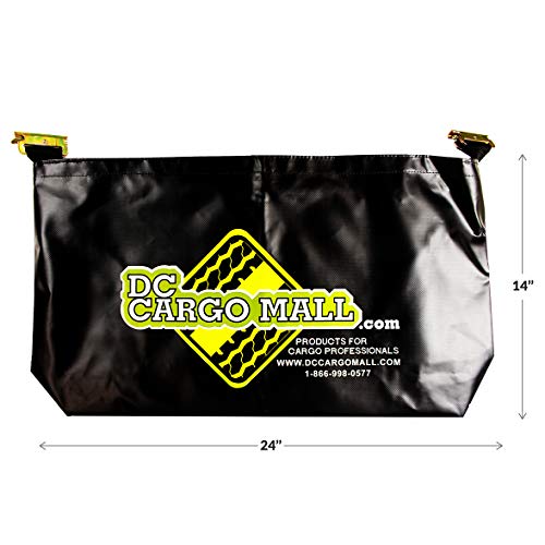 Image of E-Track Tiedown Kit: (2) 20' Ratchet Straps, (2) 16' Ratchet Straps, (2) 12' Cam Buckle Straps, 10 E-Track End Caps, 2 E-Track Bags. Value Trailer Accessories. E-Track Rails NOT Included.