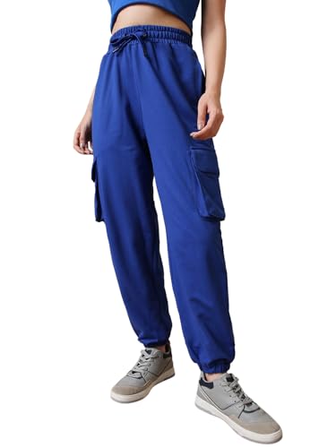 Image of Bewakoof Air 1.0 Women's Solid Oversized Plus Size Joggers