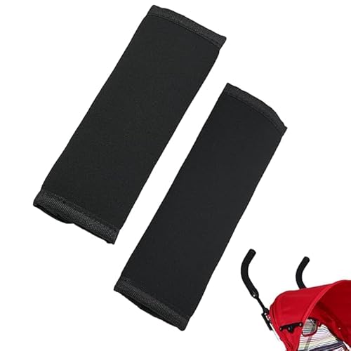 2pcs Stroller Handle Cover, Replacement Baby Stroller Handle Pads, Handle Sleeve Cover for Baby Stroller Pushchair, Pushchair Armrest Dust Proof Handle Protector Sleeve Stroller Accessory