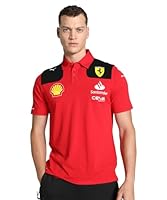PUMA Scuderia Ferrari - Team-Polo 2023 - Rot - Männer - Größe: M