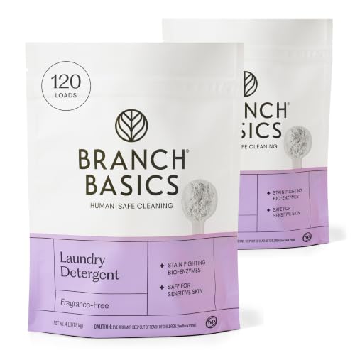 Branch Basics Laundry Detergent – 2 Pack (4lbs each) | Fragrance-Free