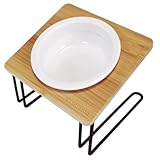 【傾斜と高さで身体にやさしい × 水が溢れないMax線】犬 猫 ペット 食器台 フードスタンド フードボウル ごはん皿 ペット食器 餌入れ 水ボウル 子犬 小型犬 中型犬 斜め 食べやすい 陶器 電子レンジ対応 食洗器対応 おしゃれ インテリア 清潔 体に優しい solania ソラニア (シングル)