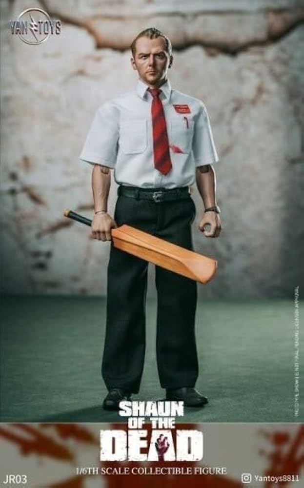 YANTOYS 1/6 ショーン オブ ザ デッド ショーン YANTOYS JR03 Shaun of The Dead Simon Pegg 1/6 Scale Action