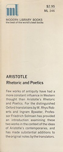 Rhetoric and the Poetics (Modern Library, 246.2) 0394602463 Book Cover
