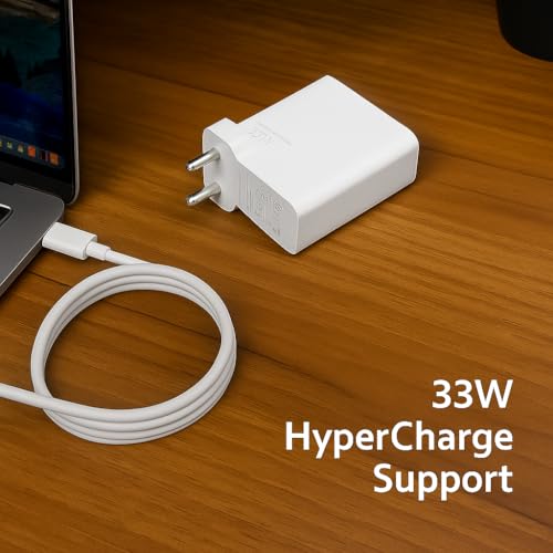 Image of Redmi 33W USB A to Type C 3.3 ft Fast Charging Cable Quick Charge /Soniccharger 4.0 Cord Compatible with Mi, Redmi 15 Ultra /15 /Note 14 Pro+ /14 /14C /13 /12 /A5 /Poco Android Phone Laptop, White