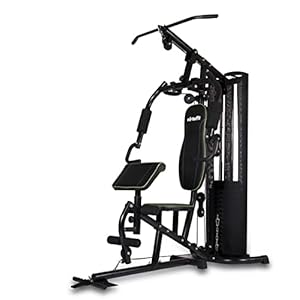 Kraftstation VirtuFit KH100 – Home Gym für Zuhause – Fitnessstation – Multifunktions Trainingsgerät – Latzugturm