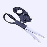 KingMas Laser Guided Fabric Scissors Cuts Straight Fast