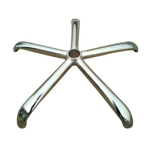 RAJ CHAIR Revolving Chair Steel Chrome Spider Heavy Duty Base (27inch