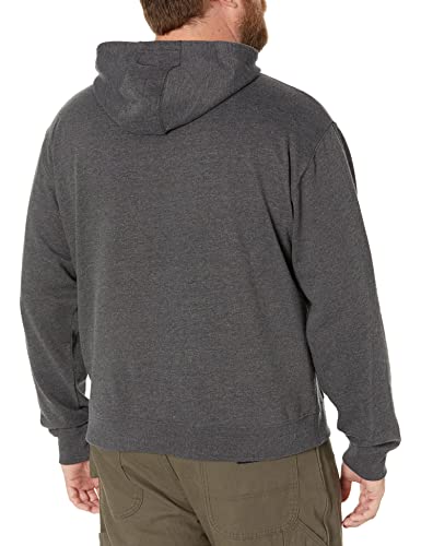 Dickies Mens Pullover Hoodie Fleece Jacket, Dark Heather, XX-Large US2