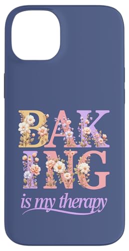 Floral Baking is My Therapy �L���[�g�ȃx�C�J�[�R�e�[�W�R�A�f�U�C�� �X�}�z�P�[�X iPhone 14 Plus �p