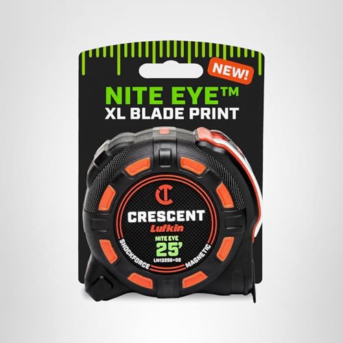 Crescent Lufkin 25 Ft. SHOCKFORCE NITE EYE Magnetic Tape Measure | LM1325B-02 thumbnail 8