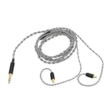 Replacement Earphone Upgrade Cable, 3.5mm to for A2DC Silver Plated Copper Headphones Wire, Ear Monitor Cable for Ath CKS1100 ADX5000 E50 E70 LS300 and More, 3.9ft