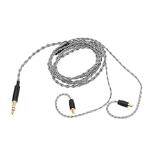 ciciglow Earphone Upgrade Cable, 3.5mm to for Earphone Replacement Cable 3.5mm Stereo Plug, for ATH CKS1100 E40 E50 E70 LS200iS LS300 LS400 CKR90