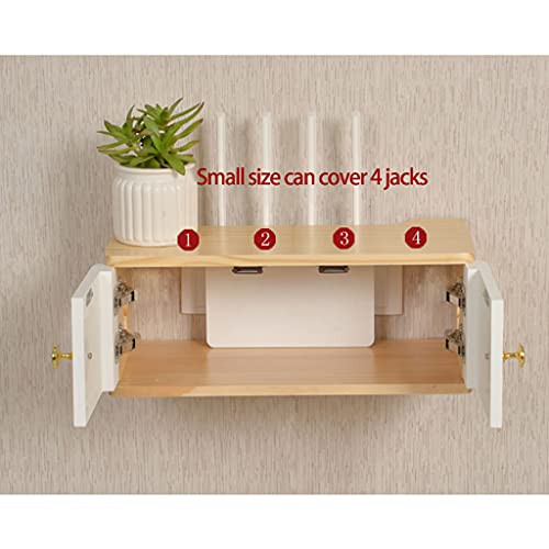 Support mural routeur WiFi et étagère décodeur TV pour box internet et console - 6