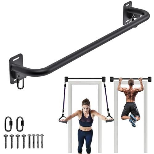 BeneLabel Barre de Traction, Pull Up Bar Barre de Traction Murale, Equipement de Traction pour Salle de Sport à Domicile pour Adultes/Adolescents avec...