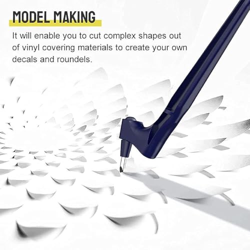 Garosa 2PCS Craft Knife with 360 Degree Rotating Blade Pen Type Paper Cutter for Scrapbooking Crafting Engraving Tool Hobby Cutting Supplies