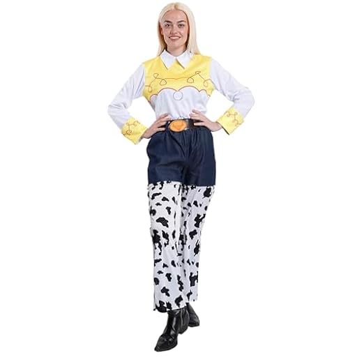 Carnavalife Disfraz Jessie Adulto Mujer Cowgirl Vaquera Sin Sombrero Carnaval Halloween Fiesta Cosplay Año Nuevo Disfraz Cowgirl Vaquero (L, Chica Sin Sombrero) | Ya disponible en tu tienda friki favorita! En mundofriki.es!