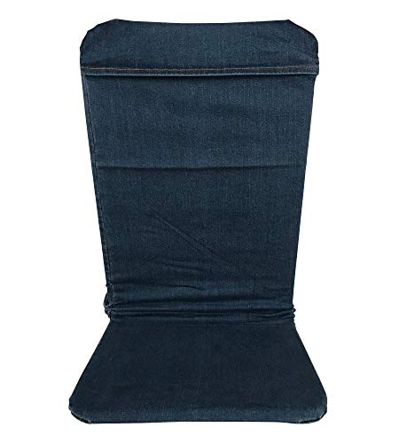 BackJack Floor Chair, Regular, Light Blue Denim - Thumbnail 3