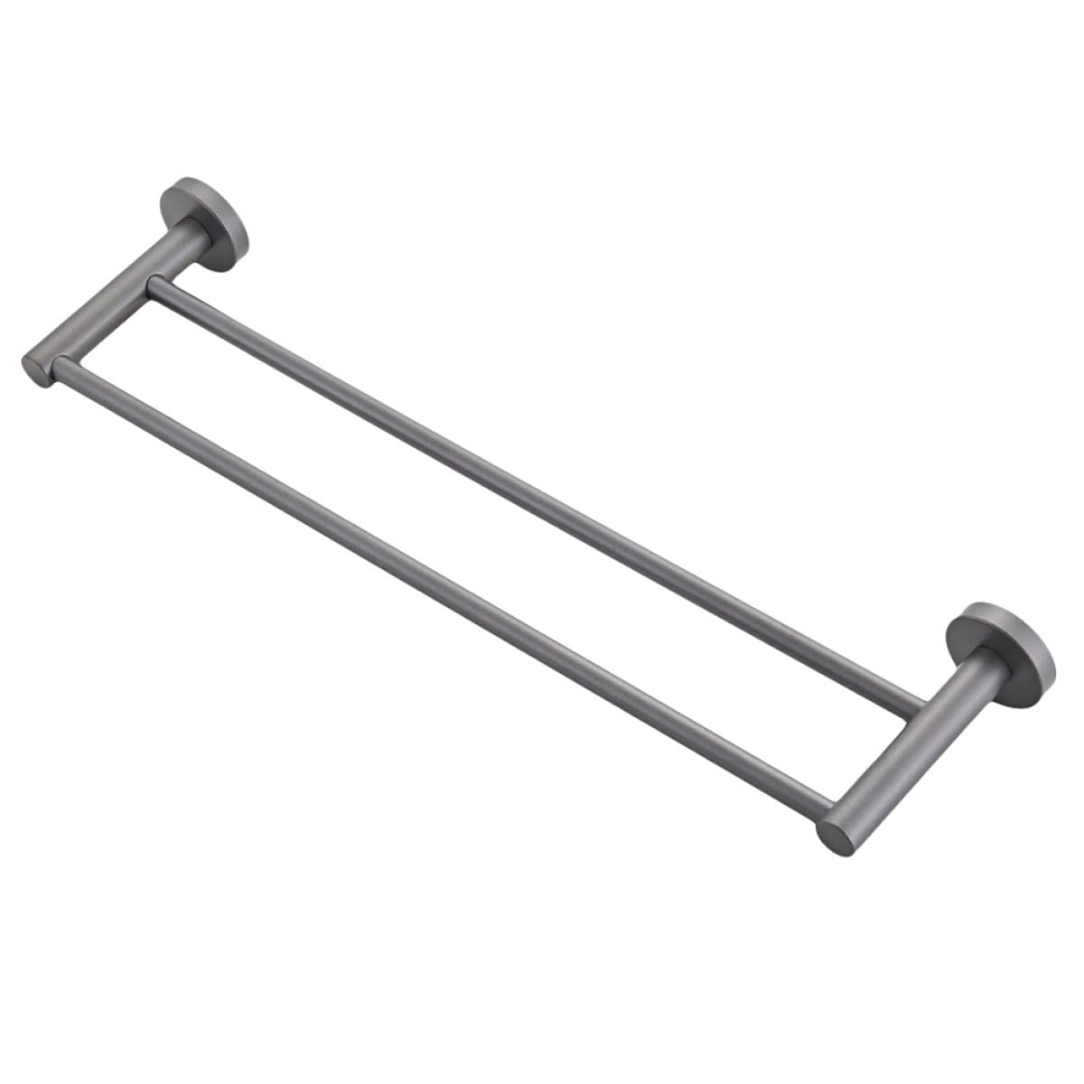 Porte-serviettes double barre 50 cm en cuivre pour éliminer le désordre dans la salle de bain