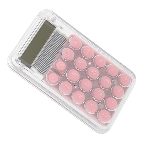 HOMSFOU Mini Cartoon Pocket Calculator Handheld Portable Device for Students and Office Use Easy to Operate Durable Design for Home and School Calculations