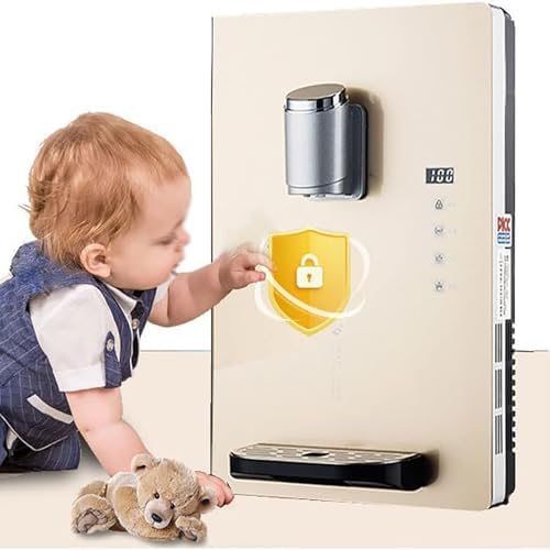 Wall-Mounted Water Dispenser 2200W Office Cooler, Quick Heating & Touch Screen, Child Lock, Perfect for Home & Office Use, Instant Hot Water Solution