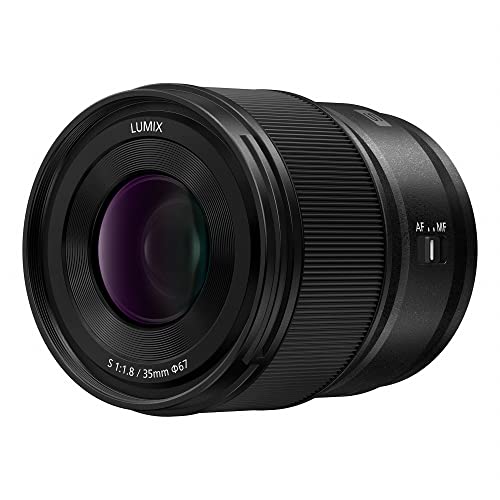 Image of Panasonic LUMIX S5IIX Mirrorless Camera (DC-S5M2XBODY) with LUMIX S Series 35mm F1.8 Lens (S-S35)