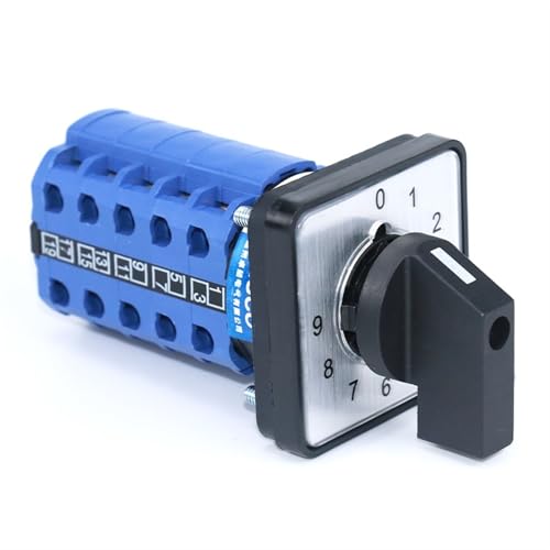 Commutateur à came 20A interrupteur rotatif universel 10 positions inverseur triphasé panneau 660V
