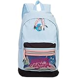 Mochila Escolar, Capricho, Candy, G,Blueberry 46 cm - Sestini