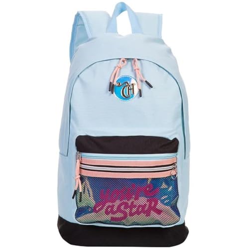 Mochila Escolar, Capricho, Candy, G,Blueberry 46 cm - Sestini