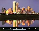 Impact Posters Gallery Dallas Texas at Night Skyline Downtown City Wall Decor Art Prints Poster (16x20)