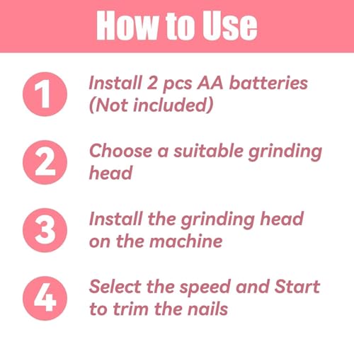 Image of Baby Nail Trimmer Electric Nail Drill Professional Portable, Safe Baby Nail File,Babys Nail Clippers with Light &6 Grinding Pads for Newborn Toddler Toes & Fingernails, Kids Nails Care (Pink, Medium)