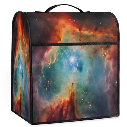 Coffee Maker Cover Universe Galaxy Nebula Kitchen Appliance Covers Small Appliance Covers Blender Cover Juicer Cover Dust Covers for Kitchen Appliances with Top Handle and Pockets,Washable,C227