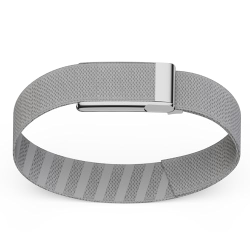 Fitcent Fast Drying CoreKnit Bicep band Compatible with WHOOP 5.0 One+Peak WHOOP MG LIFE Quik Drying Waterproof Bicep Bands with Stainless Steel U Shape for WHOOP LIFE ECG (Gray MG)