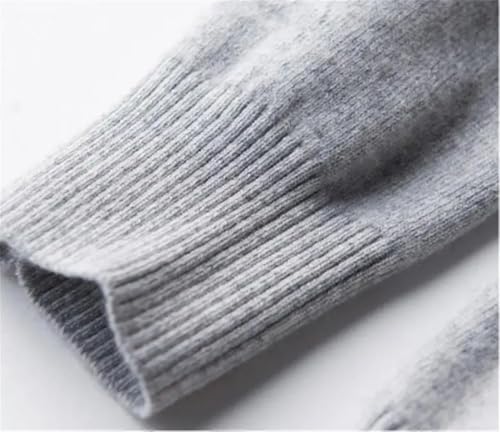 Mens V-Neck Cashmere Cotton Sweater Spring Winter Warm Classic Casual Pullover3